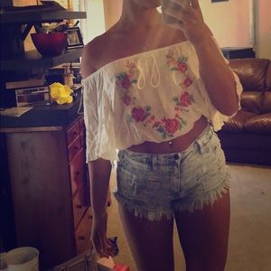 Off the shoulder top